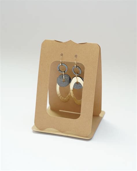 Earring Card Template Svg